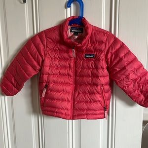Patagonia 3T Pink Baby Sweater Jacket